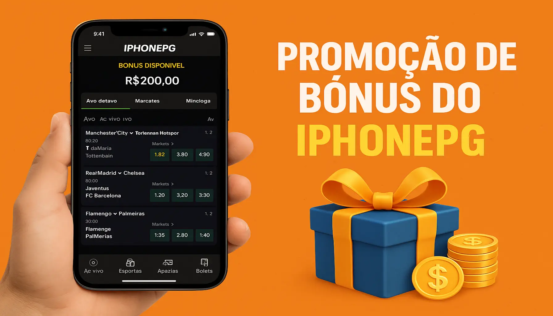 O bônus promocional IPHONEPG é uma ótima maneira de começar sua aventura